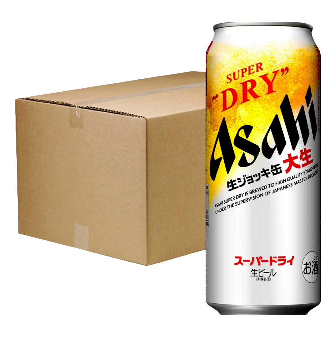 Asahi Super Dry Nama Mug 485ml Can Case of 24