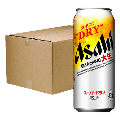 Asahi Super Dry Nama Mug 485ml Can Case of 24