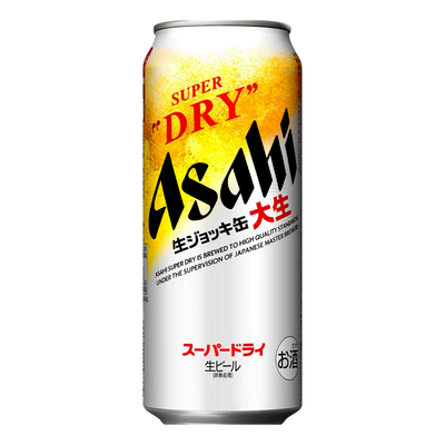 Asahi Super Dry Nama Mug 485ml Can Case of 24