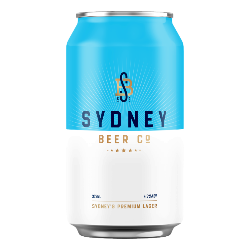 Sydney Beer Co. Lager 375ml Can 6 Pack