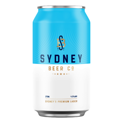 Sydney Beer Co. Lager 375ml Can 6 Pack