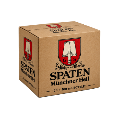Spaten Munchner Helles Golden Lager 500ml Case of 20