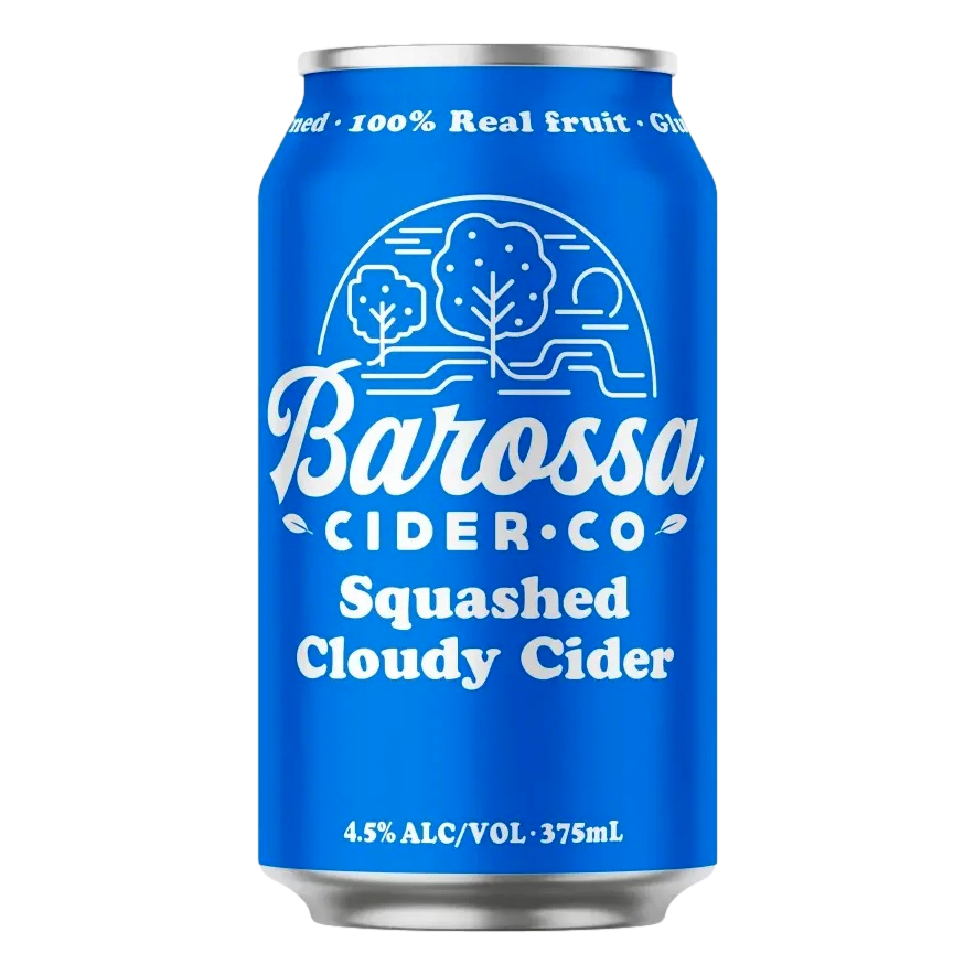 Barossa Cider Co. Squashed Cloudy Apple & Pear Cider 375ml Can Single
