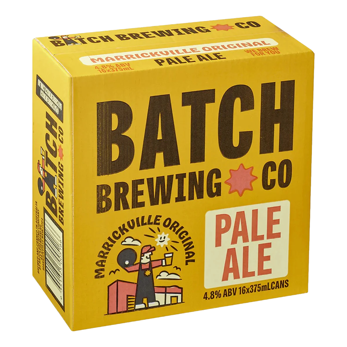 Batch Brewing Marrickville Original Pale Ale 375ml Can Case of 16