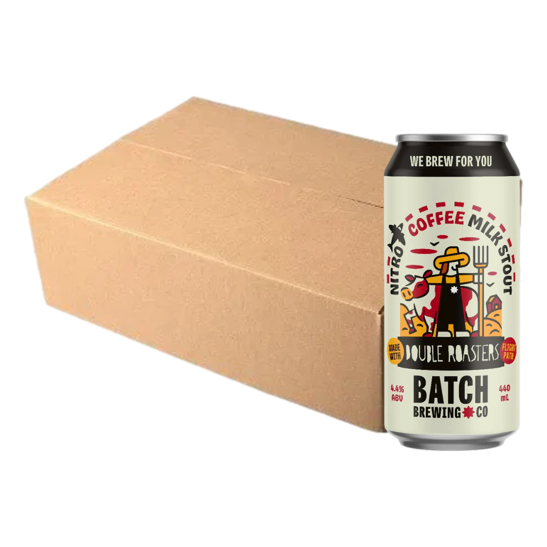 Batch Brewing Double Roasters Coffee Milk Stout 440ml Can Case of 16