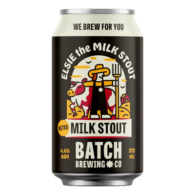 Batch Brewing Elsie Stout 375ml Can 4 Pack