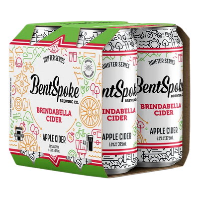 BentSpoke Brindabella Apple Cider 375ml Can 4 Pack - Camperdown Cellars