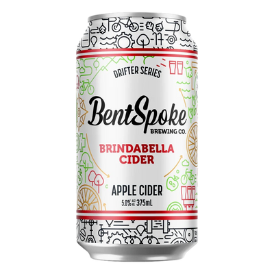 BentSpoke Brindabella Apple Cider 375ml Can Case of 16 - Camperdown Cellars