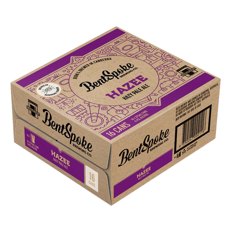 BentSpoke Hazee Hazy Pale Ale 375ml Can Case of 16 - Camperdown Cellars