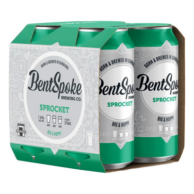 BentSpoke Sprocket IPA 7% 375ml Can 4 Pack - Camperdown Cellars