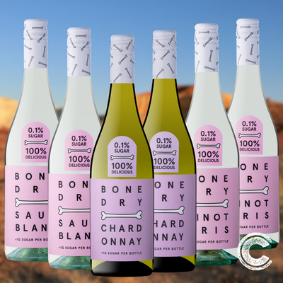 Mixed White Wine 6 Pack - Bone White