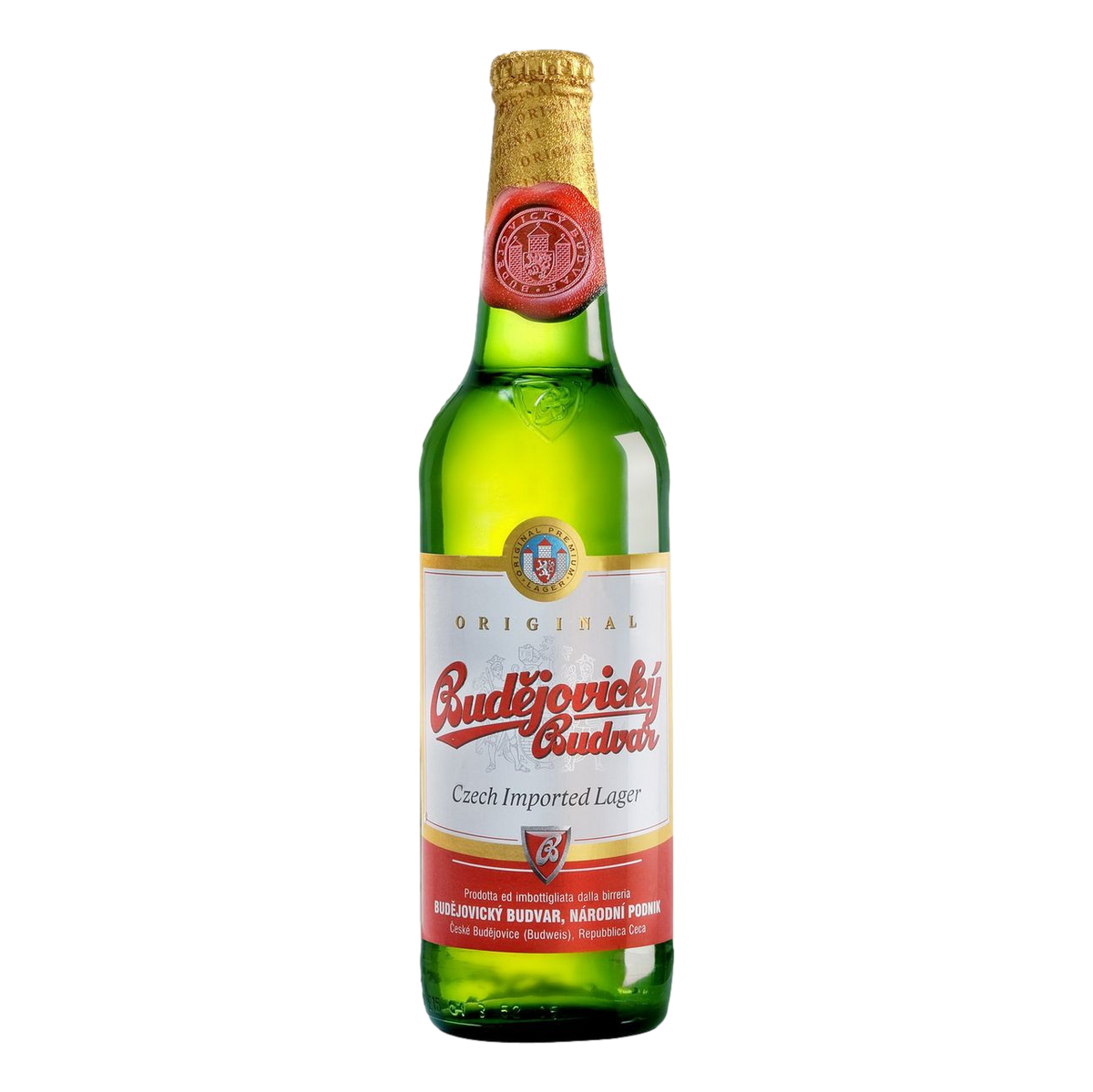 Budvar Budejovicky Czech Lager 330ml Bottle Case of 24