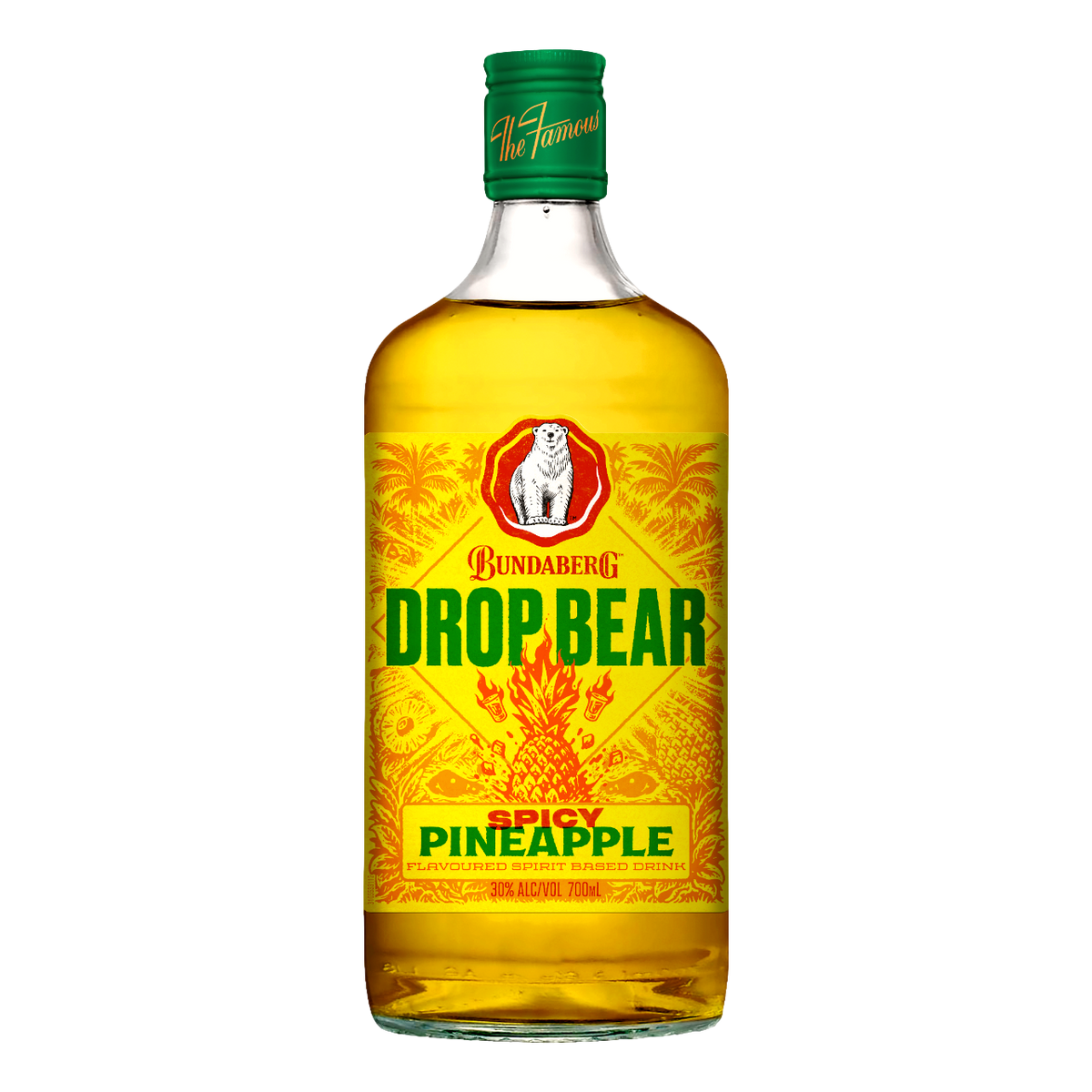 Bundaberg Drop Bear Spicy Pineapple Spirit 700ml - Camperdown Cellars