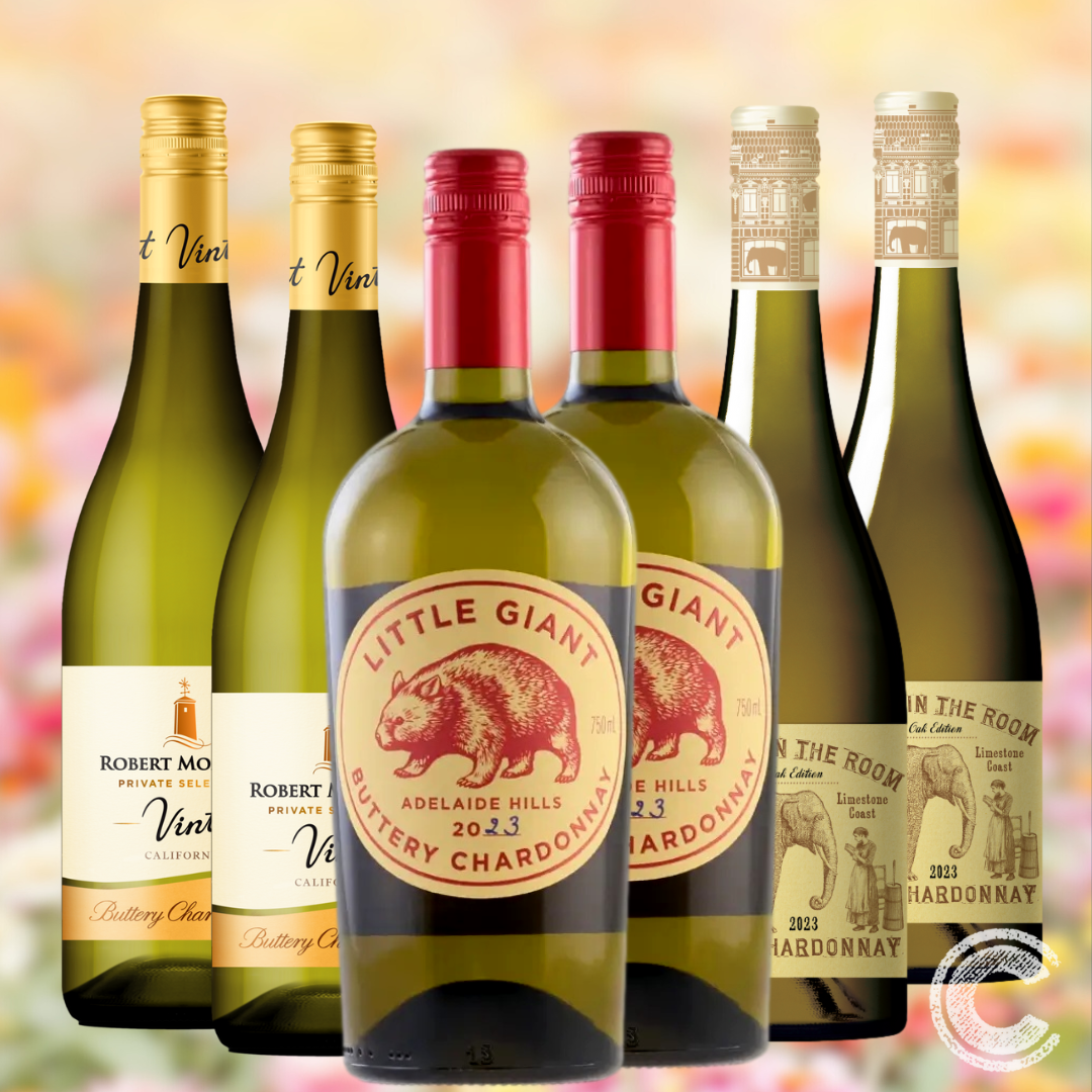 Mixed White Wine 6 Pack - Buttery Bliss