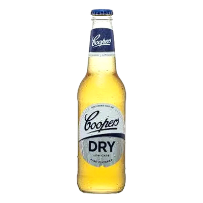 Coopers Dry Low Carb Lager 4.2% 355ml Bottle 6 Pack