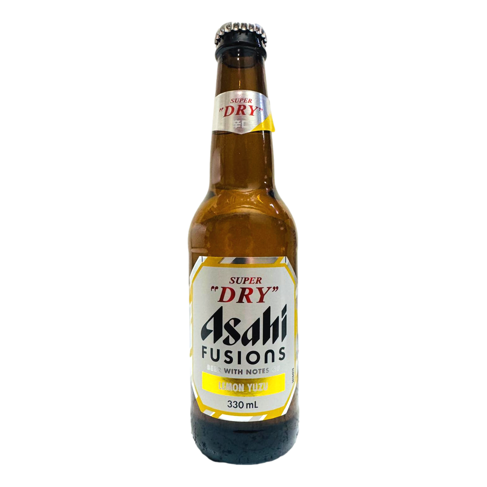Asahi Super Dry FUSIONS Lager Lemon Yuzu 330ml Bottle Single