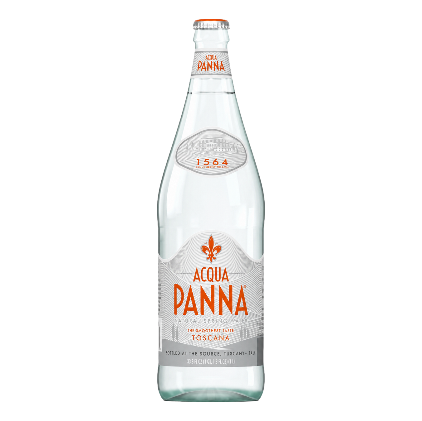 Acqua Panna STILL Natural Mineral Water 1L  Glass Bottle Single