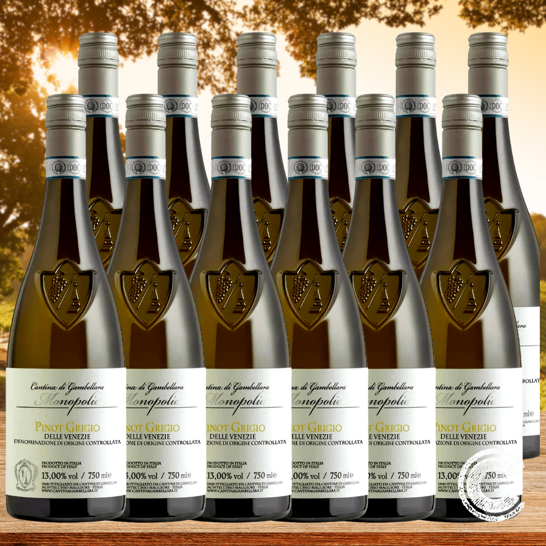 Cantina di Gambellara Monopolio Pinot Grigio - 12 Pack