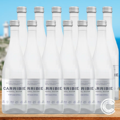 Carribie Still Vintage Mineral Water 750ml Bottle Case of 12