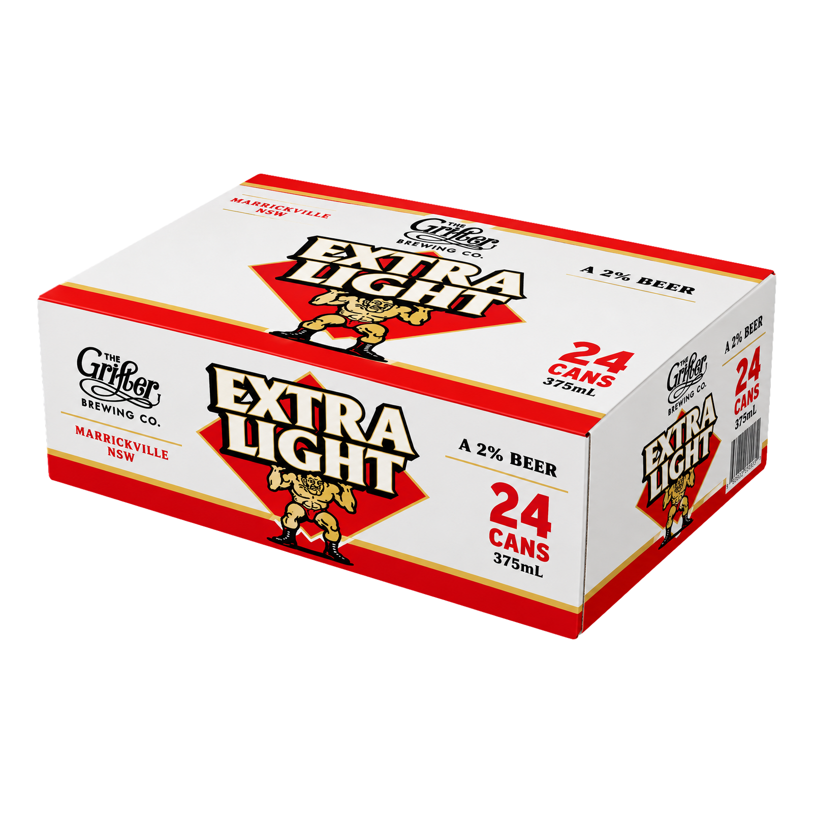 Grifter Extra Light Lager 2% 375ml Can Case of 24