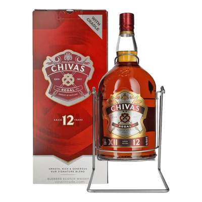 Chivas Regal Blended Scotch Whisky 12YO 4.5L Swing Cradle