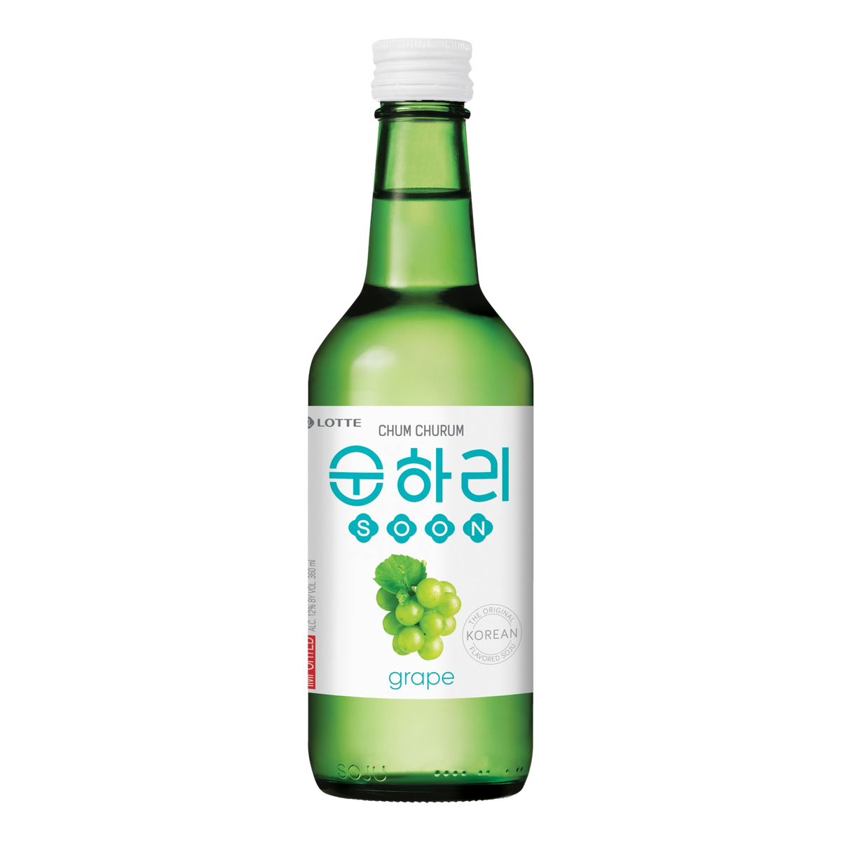 Lotte Chum Churum Grape Soju 360ml Bottle Single