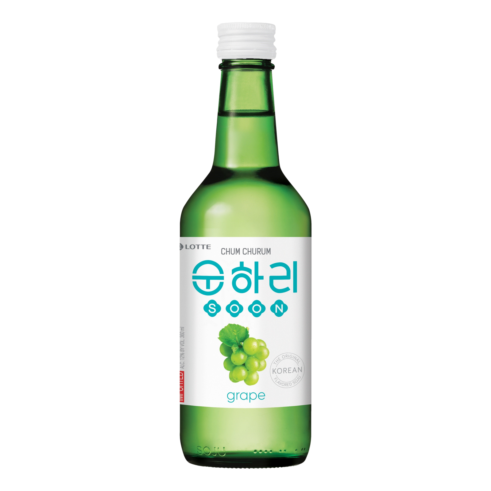 Lotte Chum Churum Grape Soju 360ml Bottle Single