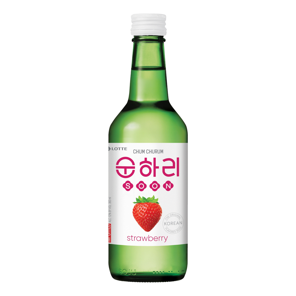 Lotte Chum Churum Strawberry Soju 360ml Bottle Single - Camperdown Cellars