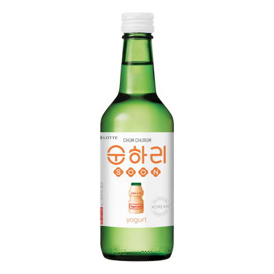 Lotte Chum Churum Soonhari Yogurt Soju 360ml Bottle 4 Pack