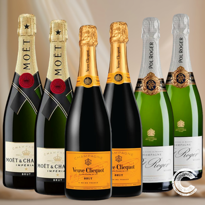Mixed Champagne 6 Pack - Classic Gift Collection