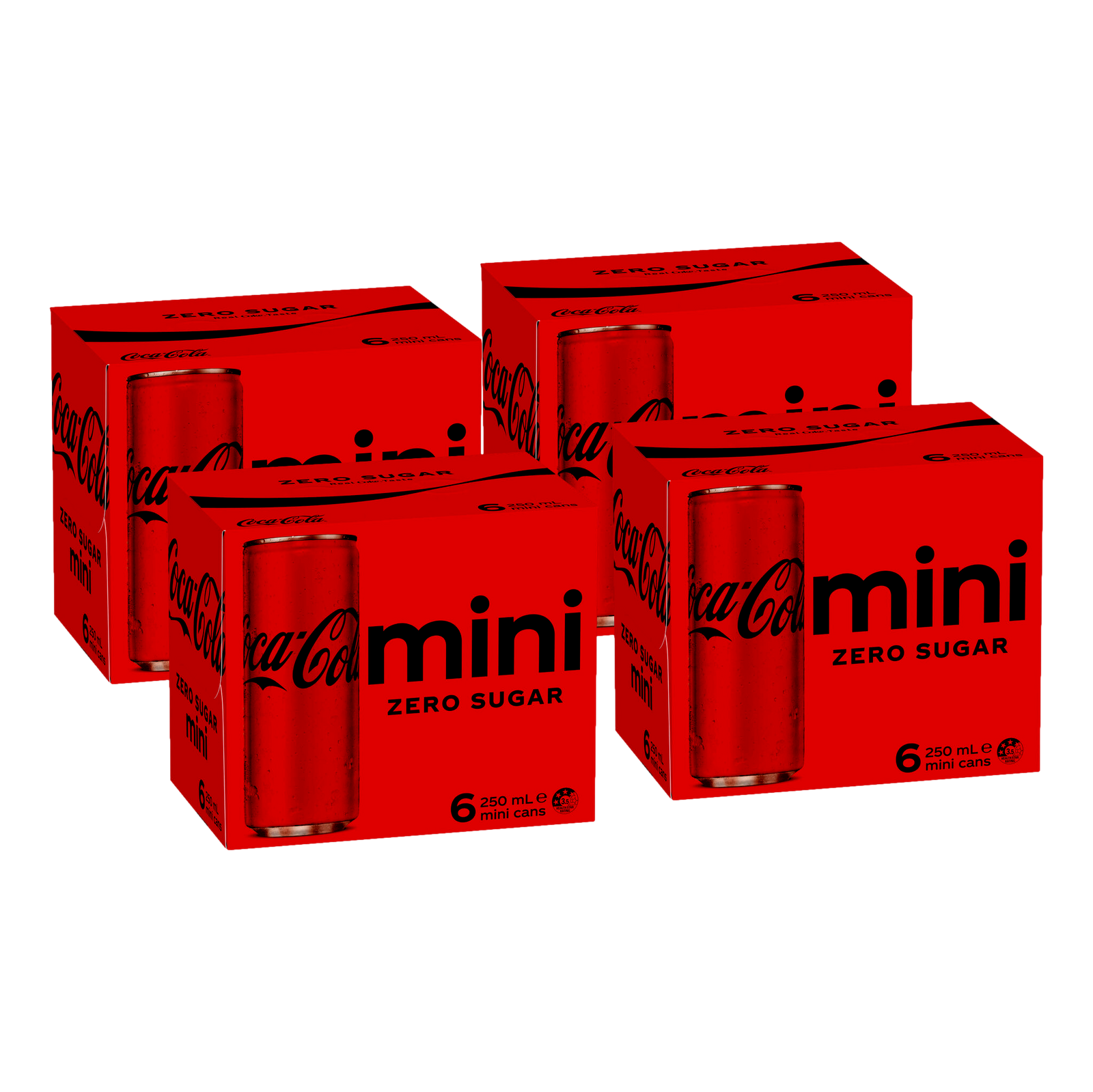 Coca-Cola ZERO SUGAR Mini 250ml Can Case of 24