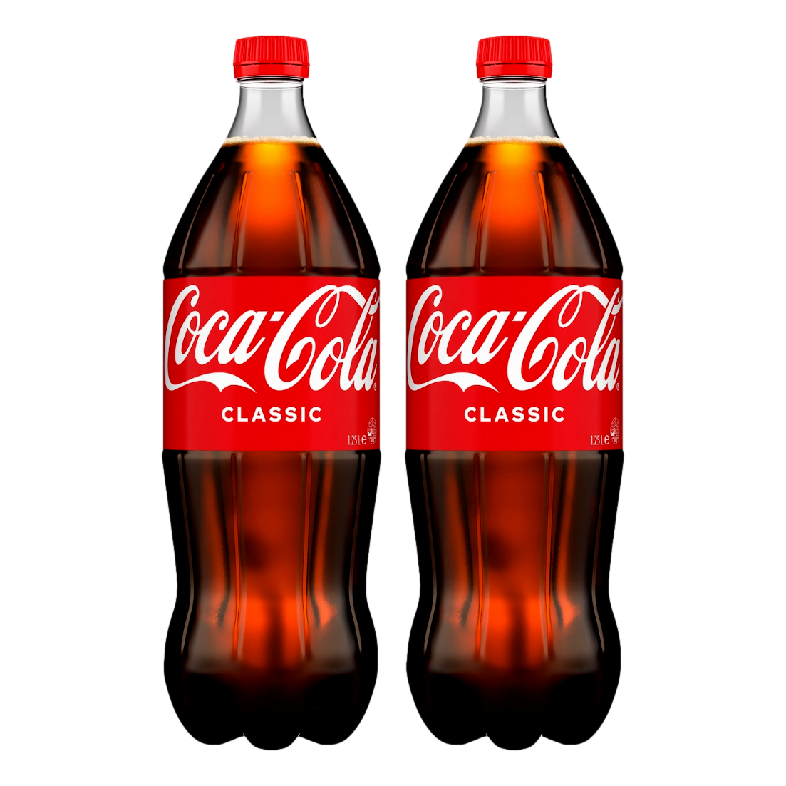 Coca-Cola Classic 1.25L Bottle 2 Pack