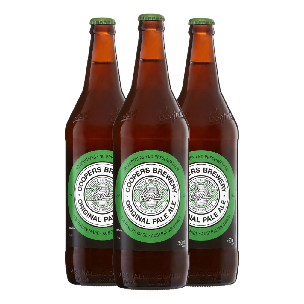 Coopers Pale Ale 750ml Bottle 3 Pack