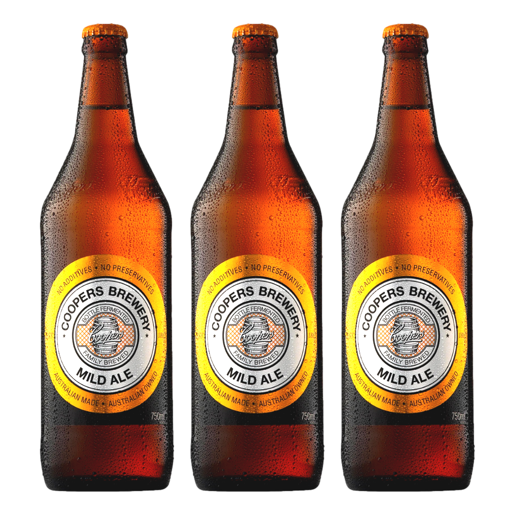 Coopers Mild Ale 3.5% 750ml Bottle 3 Pack