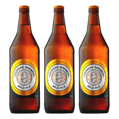 Coopers Mild Ale 3.5% 750ml Bottle 3 Pack