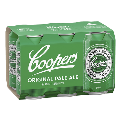 Coopers Pale Ale 375ml Can 6 Pack