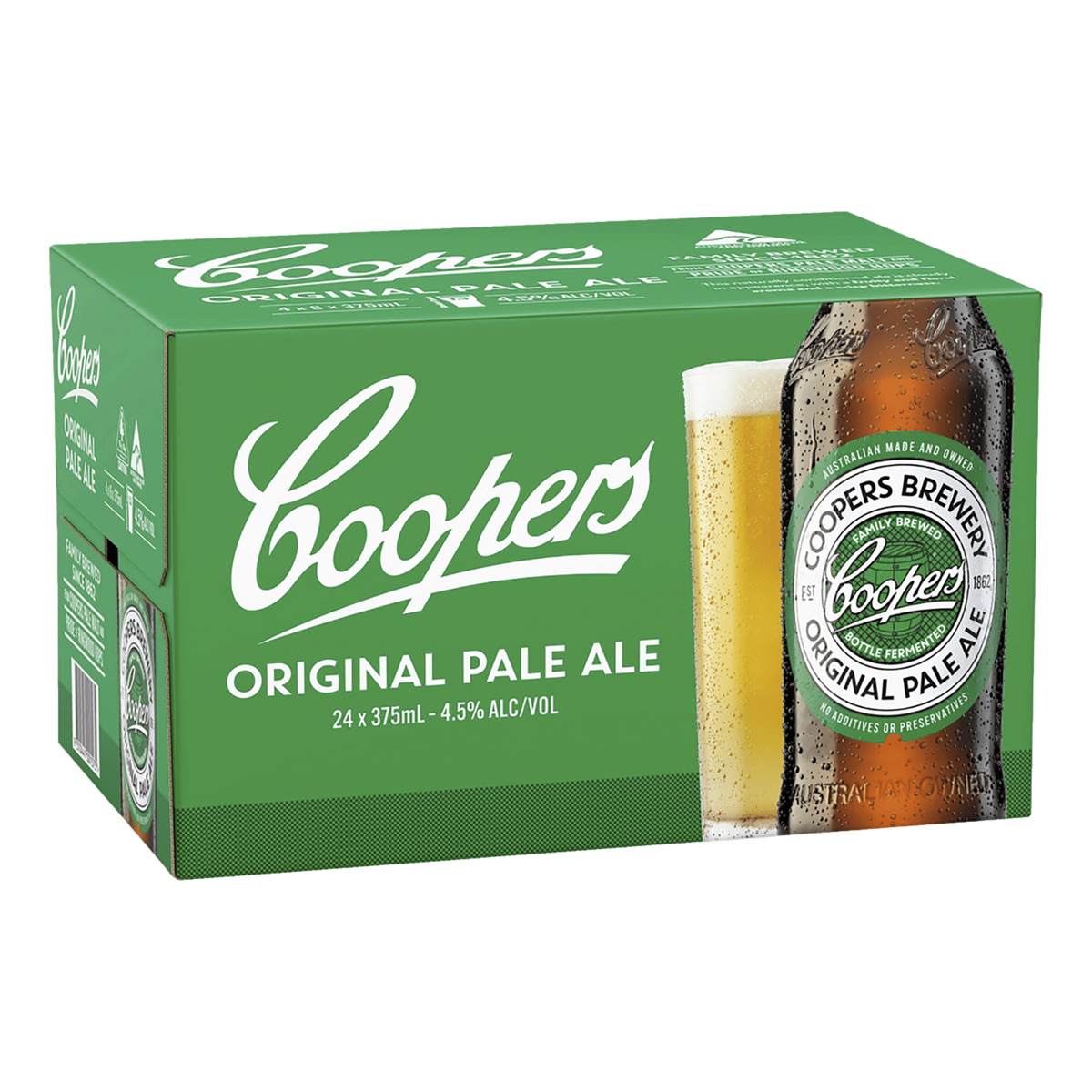 Coopers Pale Ale 375ml Bottle Case of 24