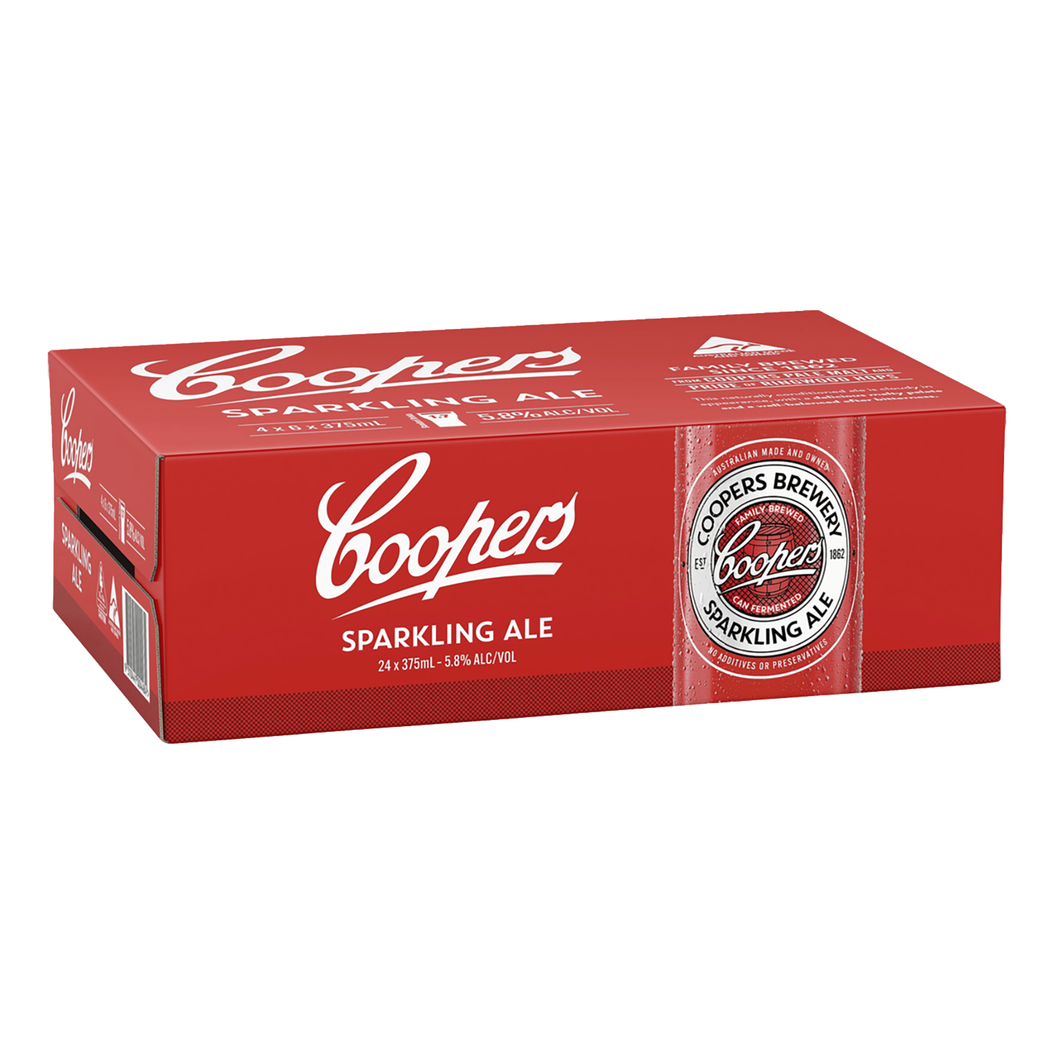 Coopers Sparkling Ale 375ml Can Case of 24