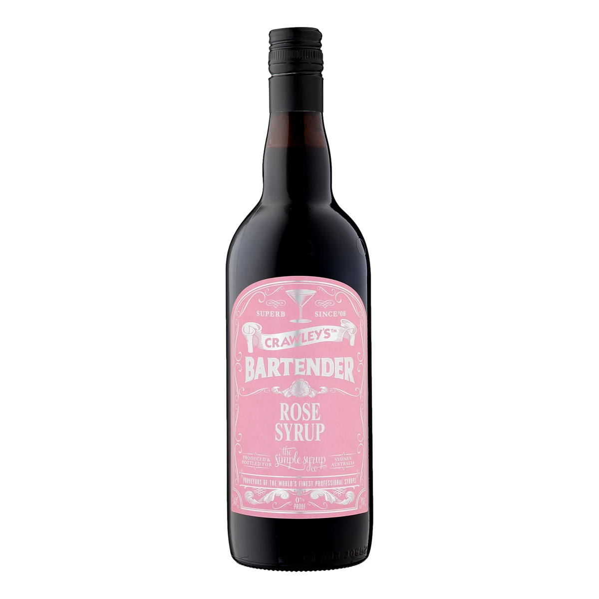 Crawley's Bartender Rose Syrup 750ml