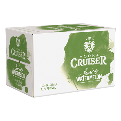 Vodka Cruiser Juicy Watermelon 275ml Bottle Case of 24