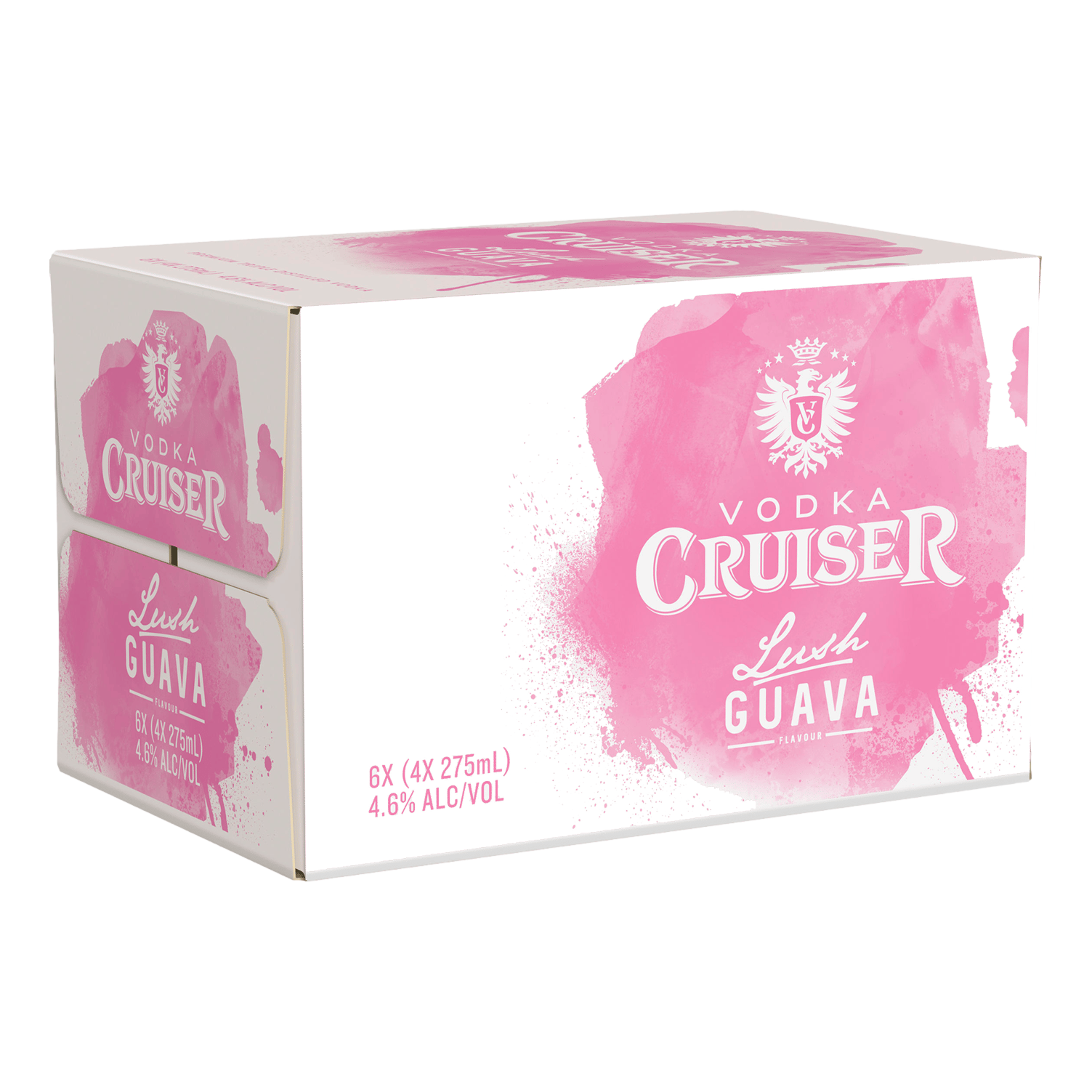 Vodka Cruiser Lush Guava 275ml Bottle Case of 24