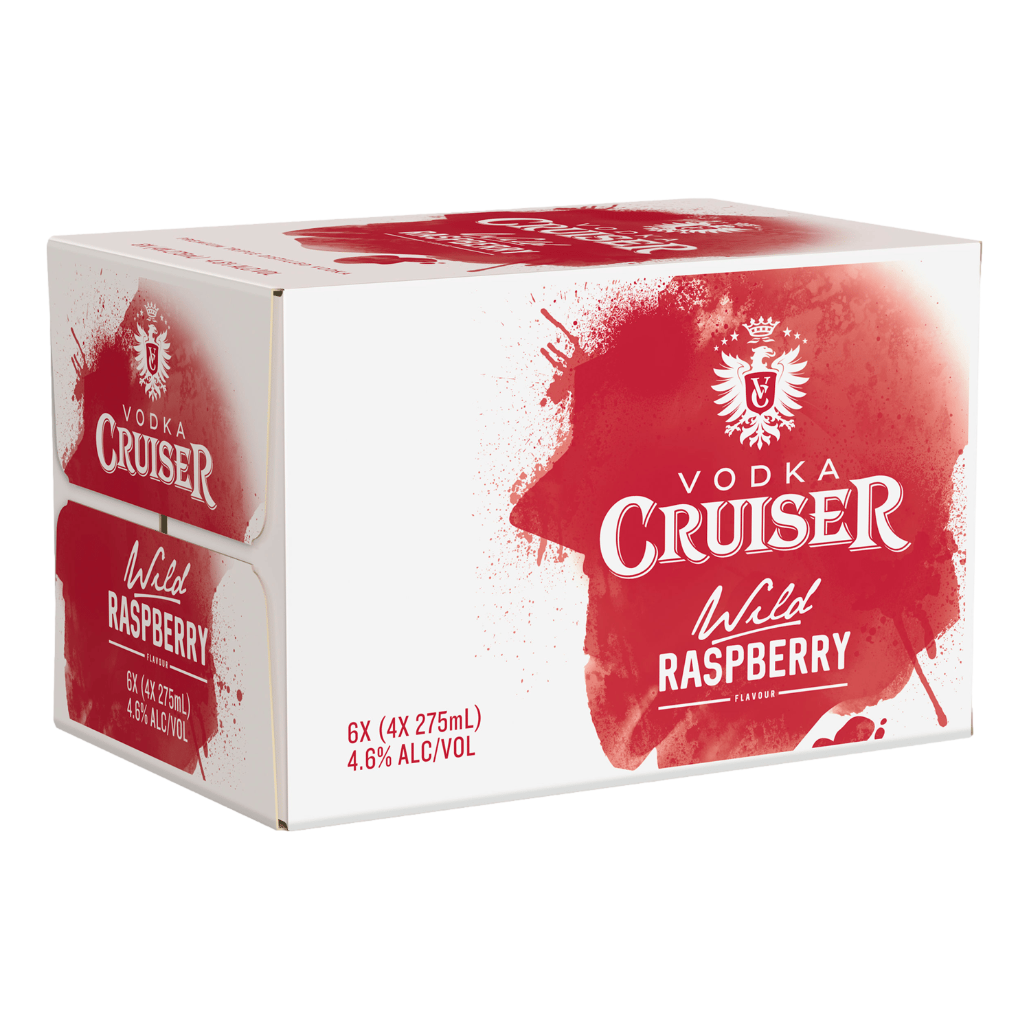 Vodka Cruiser Wild Raspberry 275ml Bottle Case of 24