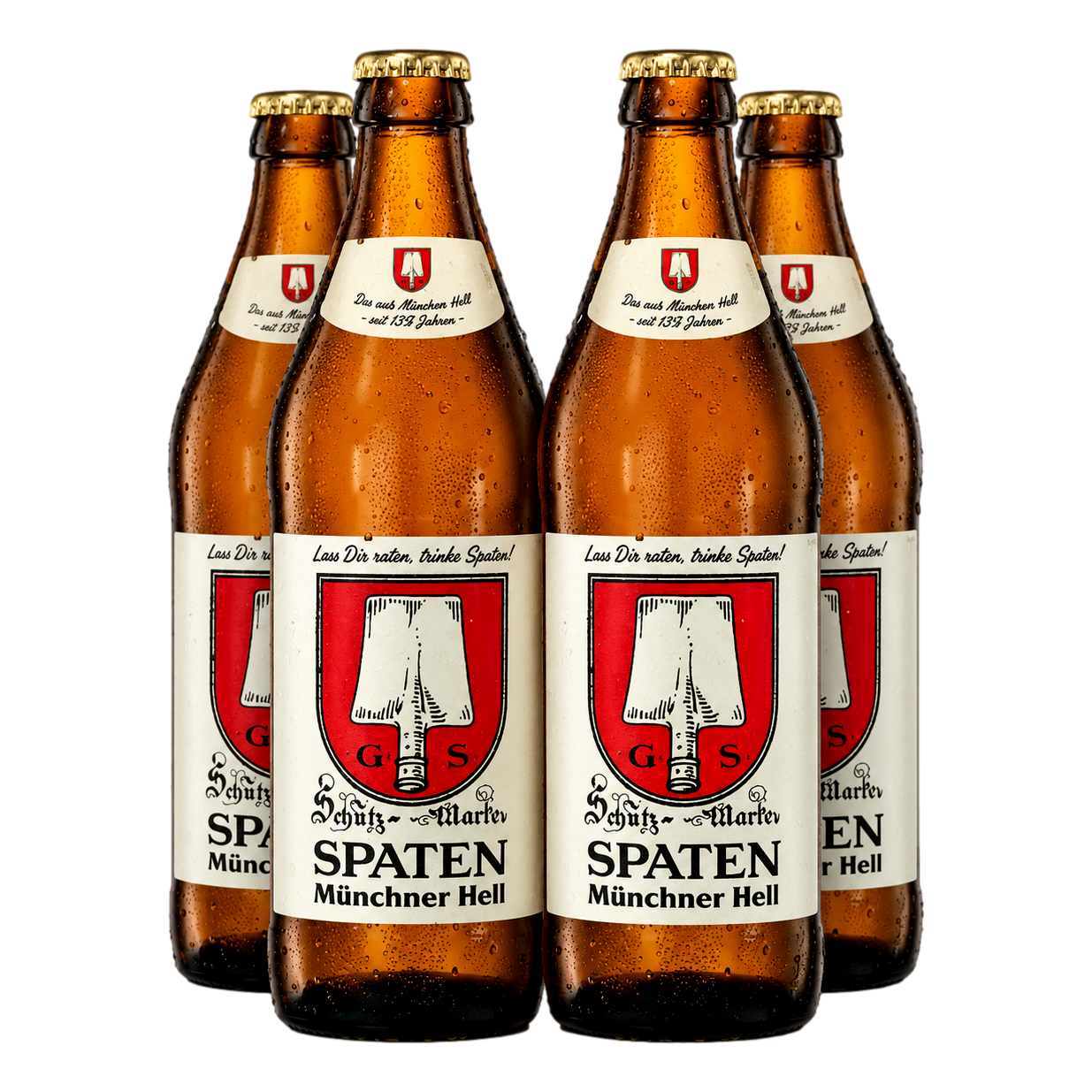 Spaten Munchner Helles Golden Lager 500ml 4 Pack