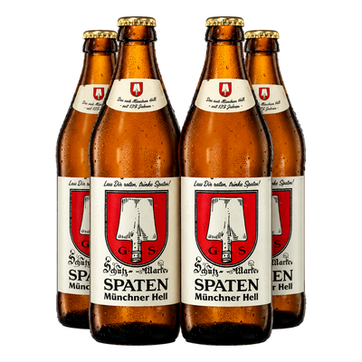 Spaten Munchner Helles Golden Lager 500ml 4 Pack