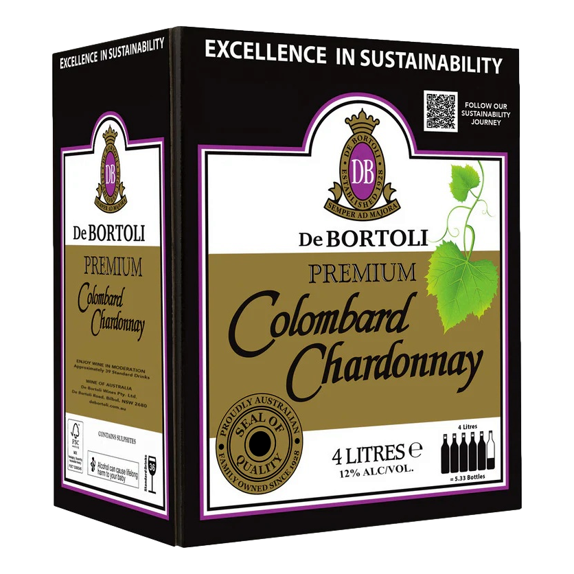 De Bortoli Cask Premium Colombard Chardonnay 4L