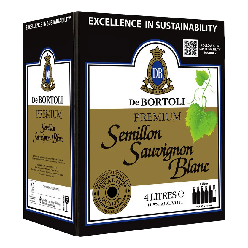 De Bortoli Cask Premium Semillon Sauvignon Blanc 4L