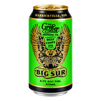 Grifter Big Sur West Coast IPA 6.7% 375ml Can Case of 24