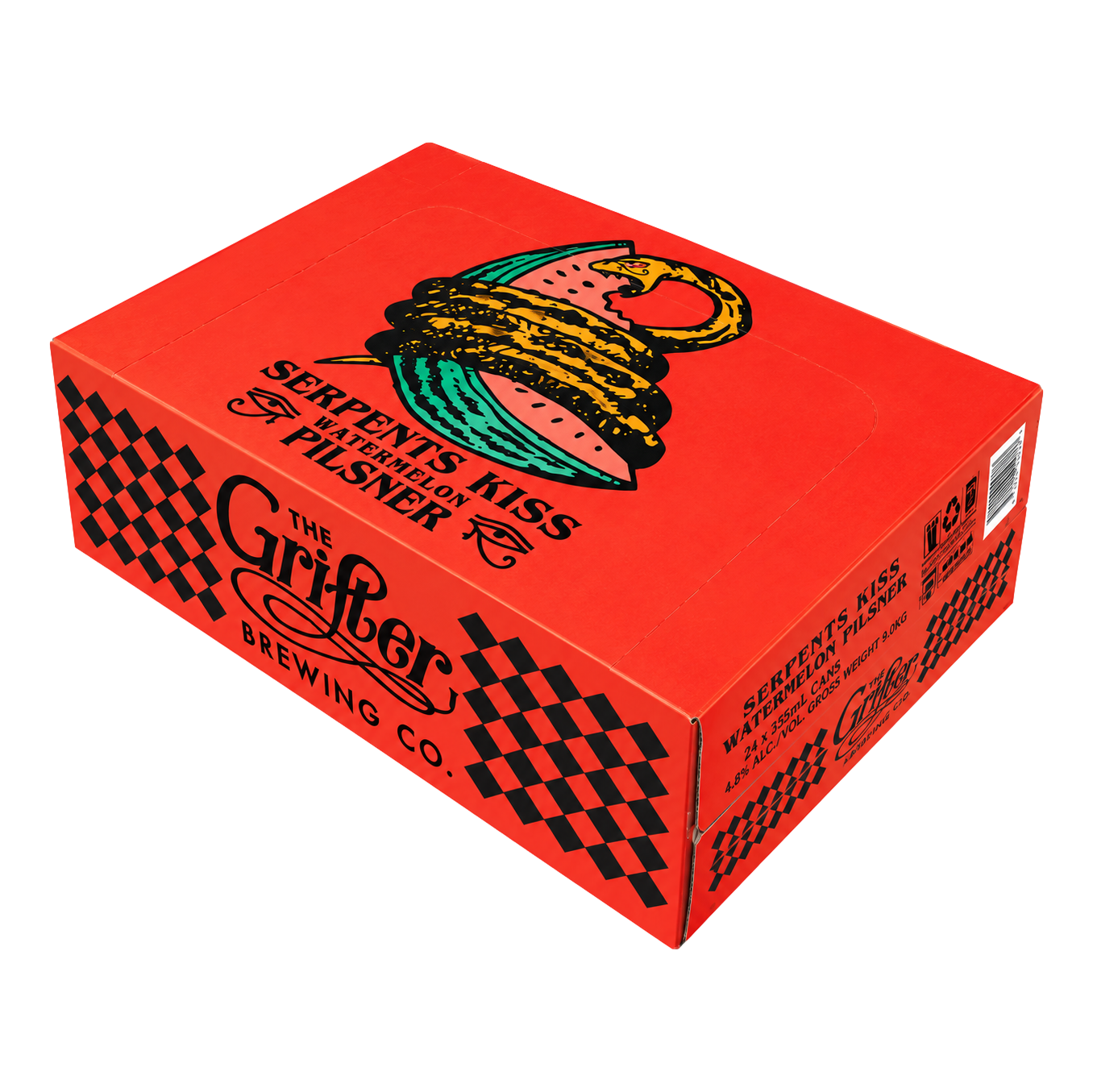 Grifter Serpents Kiss Watermelon Pilsner 375ml Can Case of 24