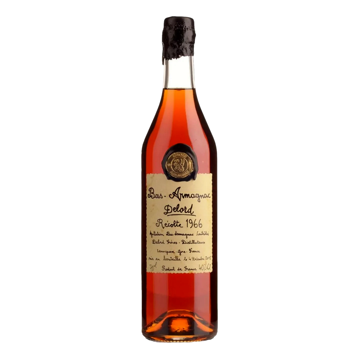 VIEIL ARMAGNAC DELORD ヴィエイユ アルマニャック デロード Delord Vieil Armagnac Recolte 1966 700ml - Camperdown Cellars