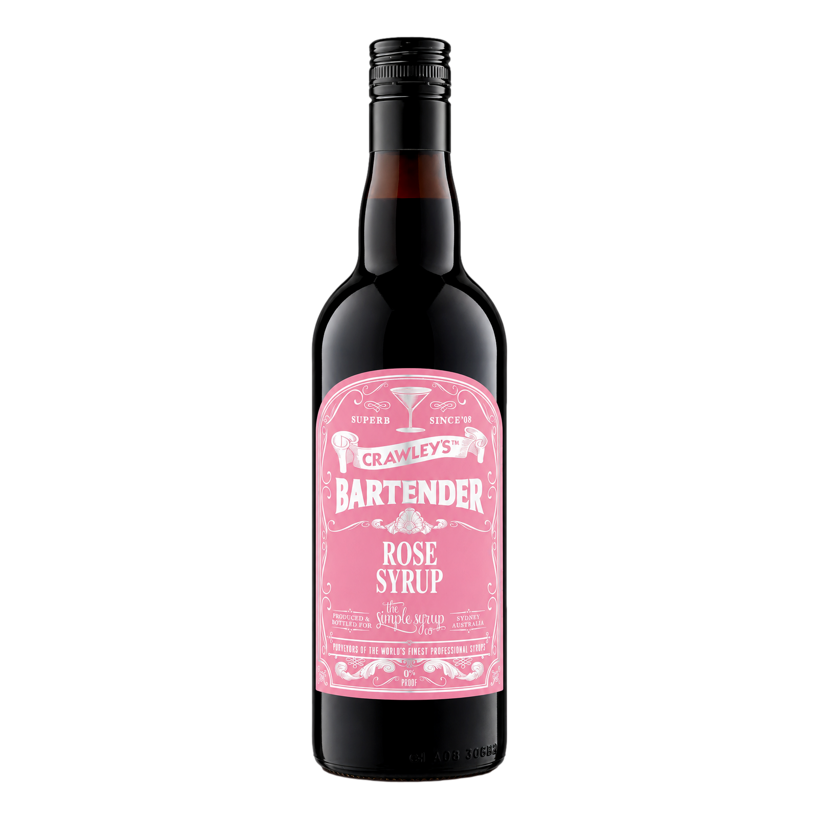Crawley's Bartender Rose Syrup 750ml